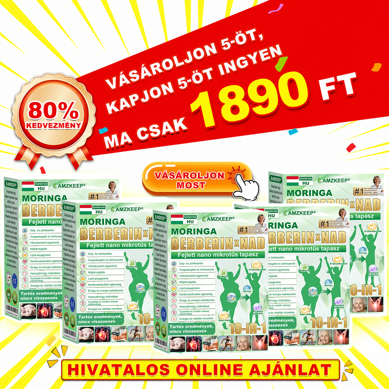 𝐎𝐫𝐯𝐨𝐬𝐨𝐤 á𝐥𝐭𝐚𝐥 𝐟𝐞𝐣𝐥𝐞𝐬𝐳𝐭𝐞𝐭𝐭 𝐀𝐌𝐙𝐊𝐄𝐄𝐏® 𝐌𝐨𝐫𝐢𝐧𝐠𝐚 + 𝐁𝐞𝐫𝐛𝐞𝐫𝐢𝐧 × 𝐍𝐀𝐃+ 𝟏𝟎-𝐚𝐳-𝟏-𝐛𝐞𝐧 𝐟𝐞𝐣𝐥𝐞𝐭𝐭 𝐧𝐚𝐧𝐨 𝐦𝐢𝐤𝐫𝐨𝐭ű𝐬 𝐭𝐚𝐩𝐚𝐬𝐳 – 𝐥á𝐭𝐡𝐚𝐭ó 𝐞𝐫𝐞𝐝𝐦é𝐧𝐲𝐞𝐤 𝐚𝐤á𝐫 𝟕 𝐧𝐚𝐩 𝐚𝐥𝐚𝐭𝐭! nap alatt!