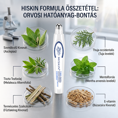 💕Hivatalos Márkabolt | 🚢🚢 Hiskin® 7 napos Szemölcseltávolító Roll-on Ápoló Folyadék (Fájdalommentes rollerball technológia, hegek nélkül) 🐬