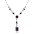 GEM'S BALLET Luxury 3.77Ct Natural Sky Blue Topaz Gemstone 925 Sterling Silver Pendant Necklace for Women Wedding Fine Jewelry